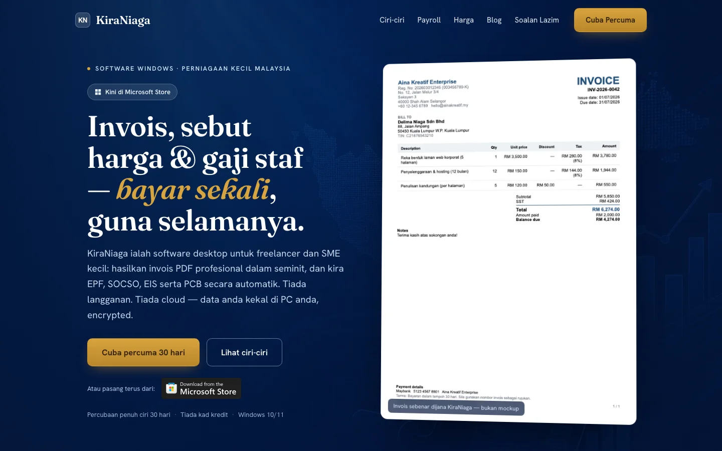 KiraNiaga — live website